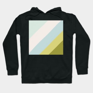 Colorful abstract green geometric pattern Hoodie